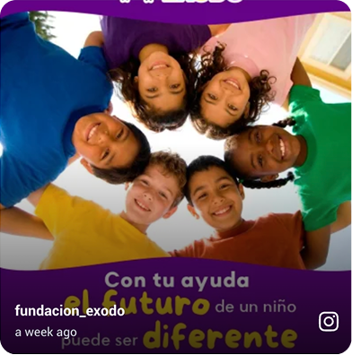Publicación de Instagram: mensaje institucional